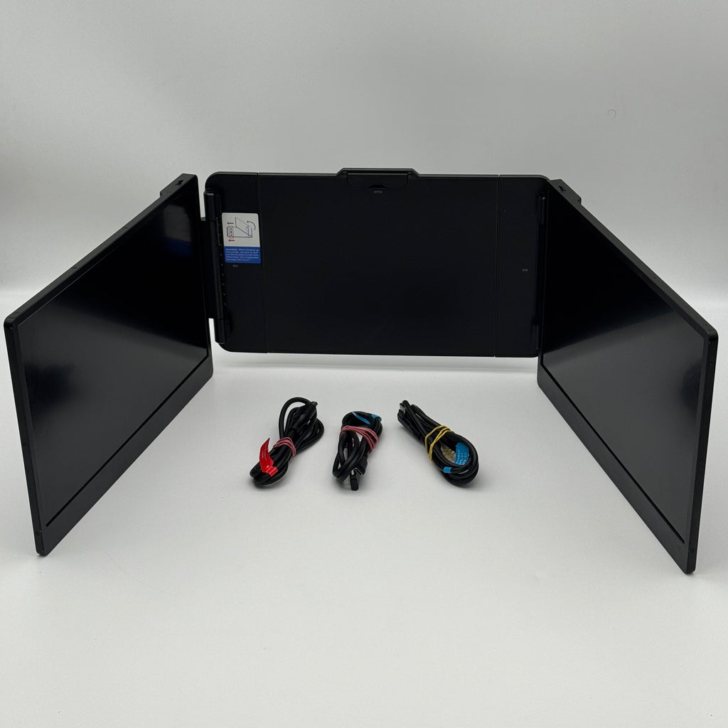 S2 Triple Screen Laptop Screen Extender 14 - Black - Used