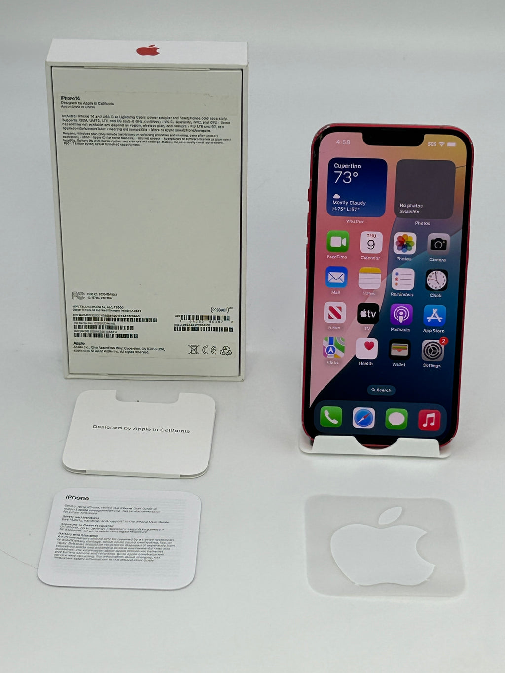 Apple iPhone 14 128 GB Red AT&T  88% BH