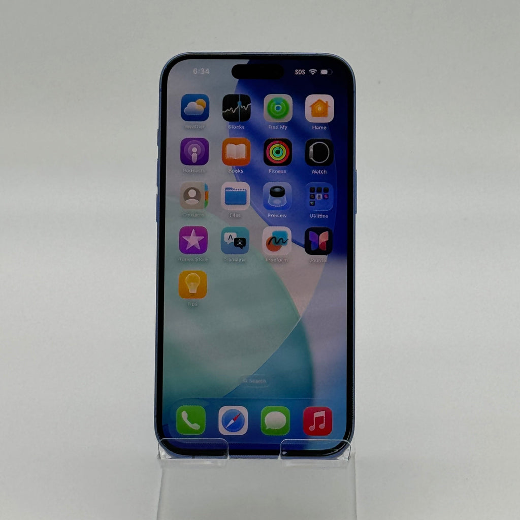 Unlocked Apple iPhone 16 Plus A3082 256GB BH 100% Ultramarine - Clean IMEI