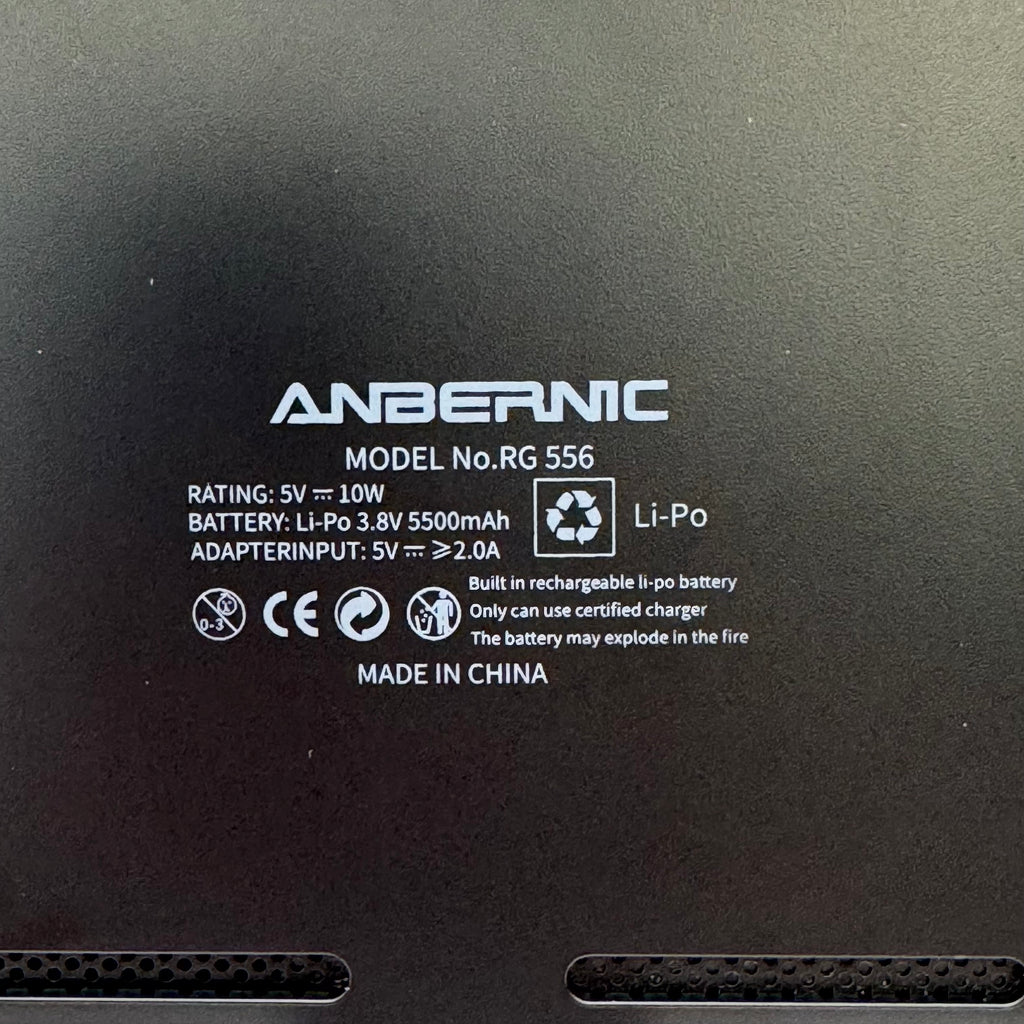Anbernic RG556 Black AERG556 BLACK Handheld Game Console 128GB - Used