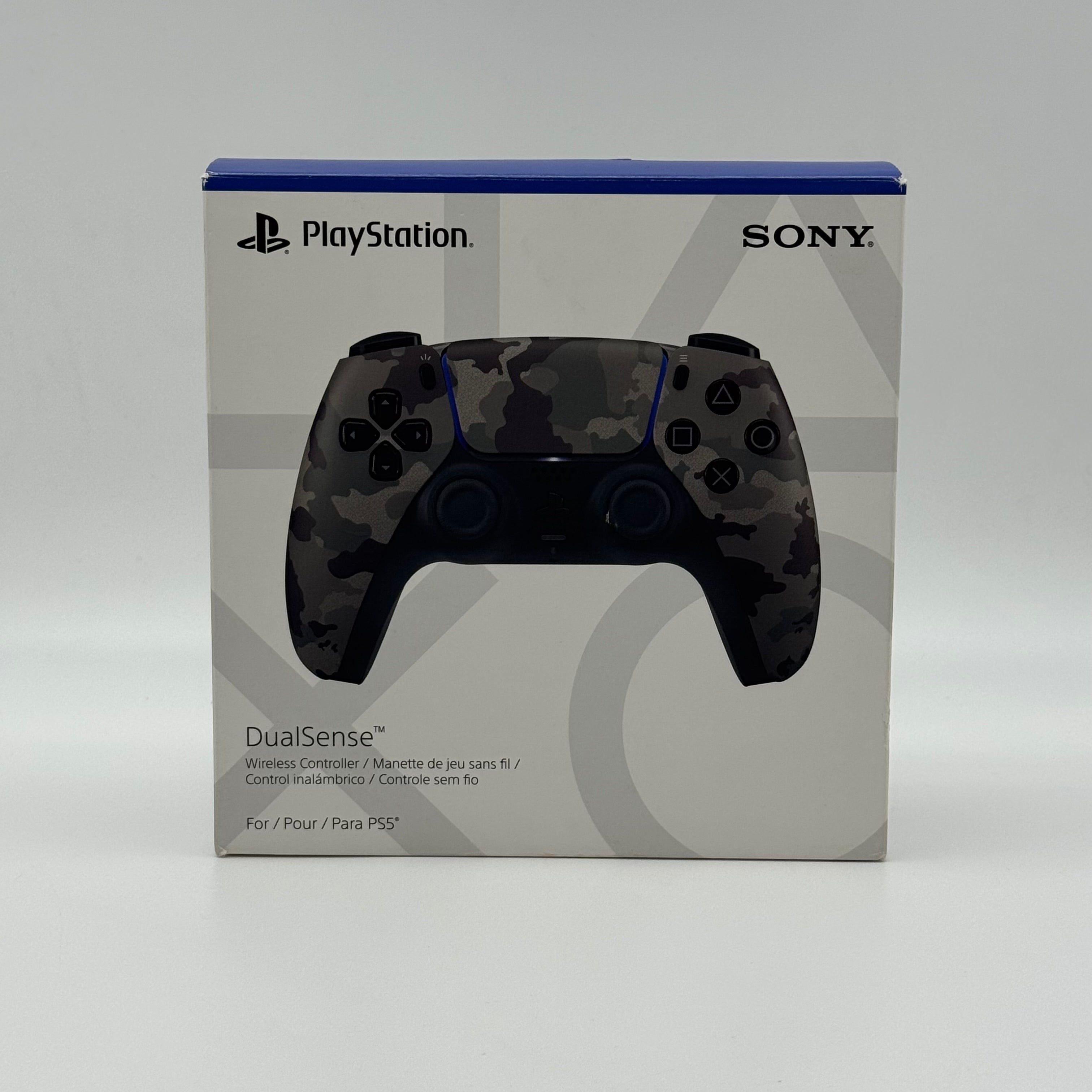 Sony PS5 CFI-ZCT1W Gray Camo Video Game Controller - New Open Box