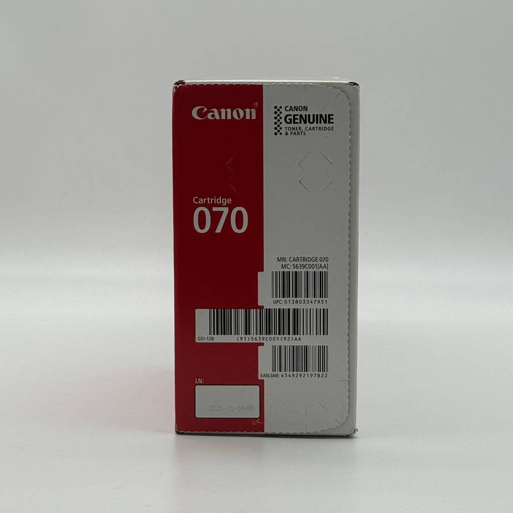 Canon 070 Black Toner Cartridge 5639C001 Genuine OEM - New in Box