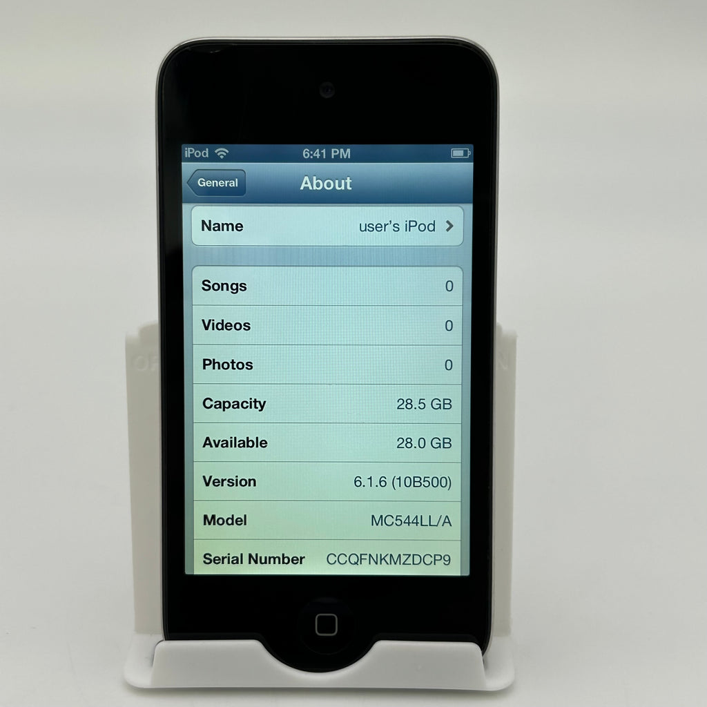Apple iPod Touch A1367 4th Generation Black 32GB, Tested