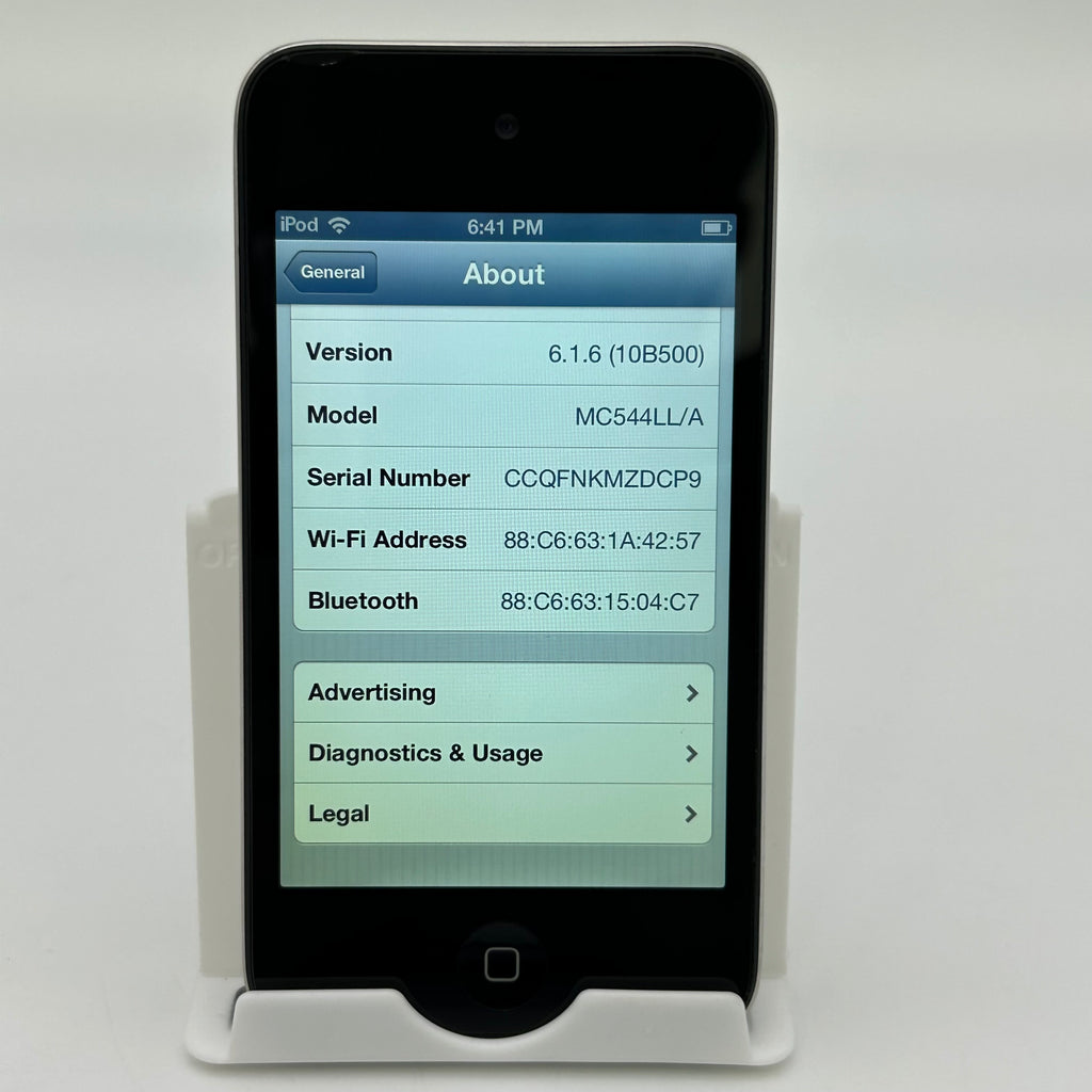 Apple iPod Touch A1367 4th Generation Black 32GB, Tested