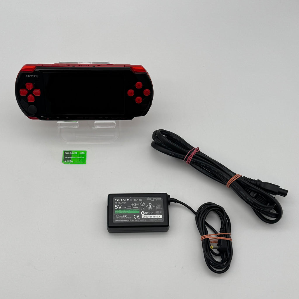 Sony PSP-3001 Black Handheld Console w/ Memory Card and 4 Games- Tested and Working