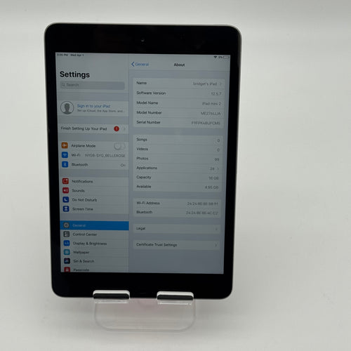 Apple iPad Mini (2nd Gen) A1489 - Black - 16GB - Wi-Fi Only