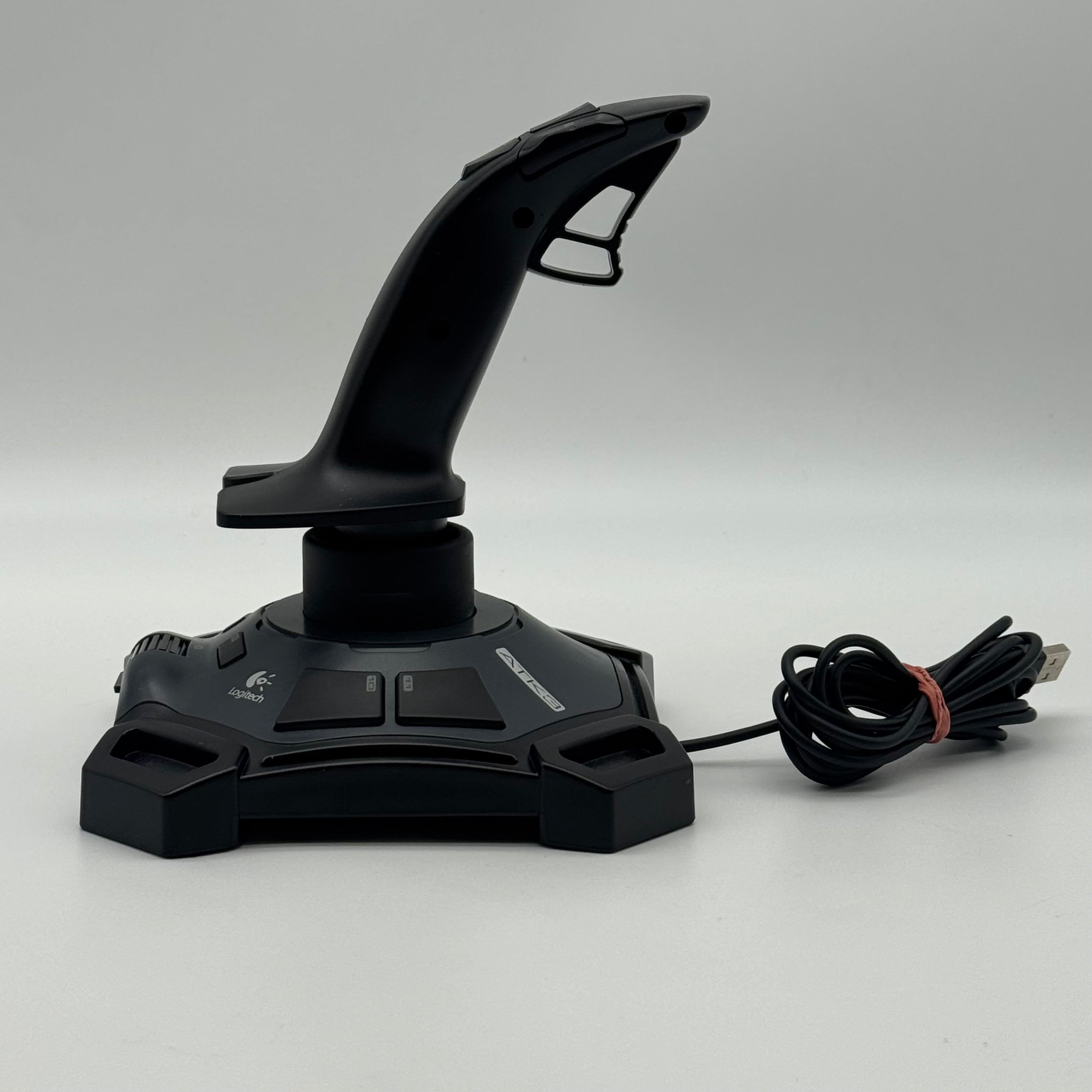 Logitech Attack 3 Gaming Joystick PC USB ATK3 Flight Stick Simulator - Open Box