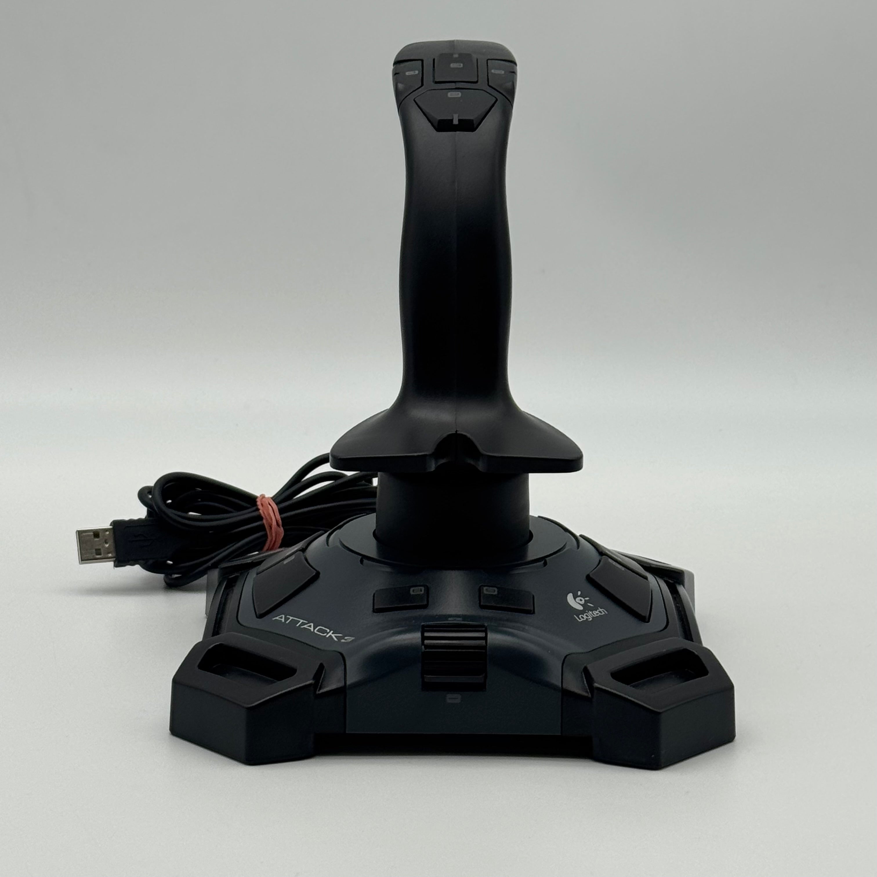 Logitech Attack 3 Gaming Joystick PC USB ATK3 Flight Stick Simulator - Open Box