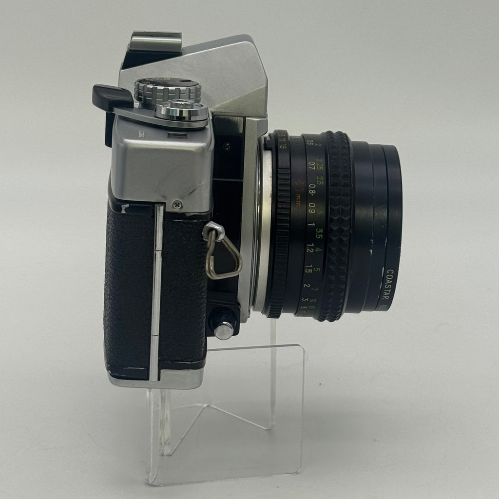 Minolta SRT 100 35mm SLR Film Camera with MC Rokkor-PF 1:1.9 f=55mm Lens