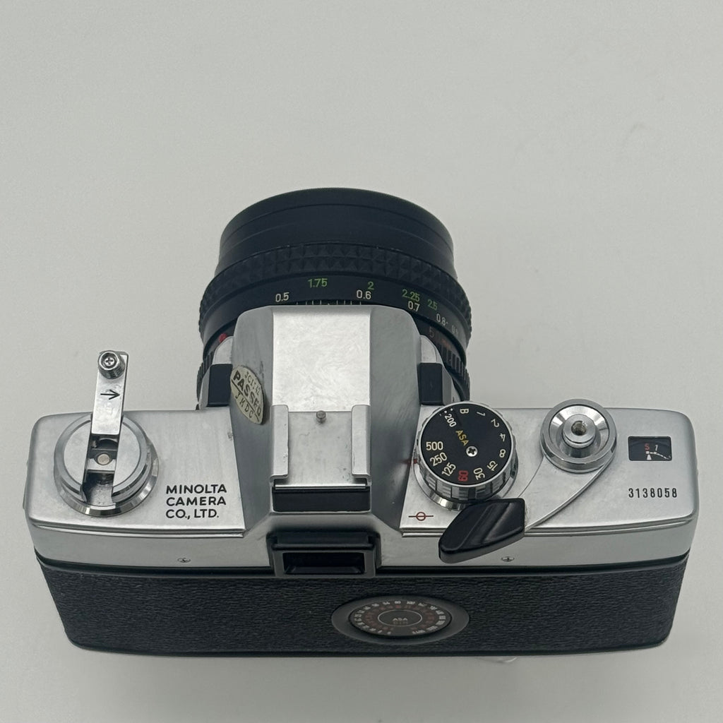 Minolta SRT 100 35mm SLR Film Camera with MC Rokkor-PF 1:1.9 f=55mm Lens