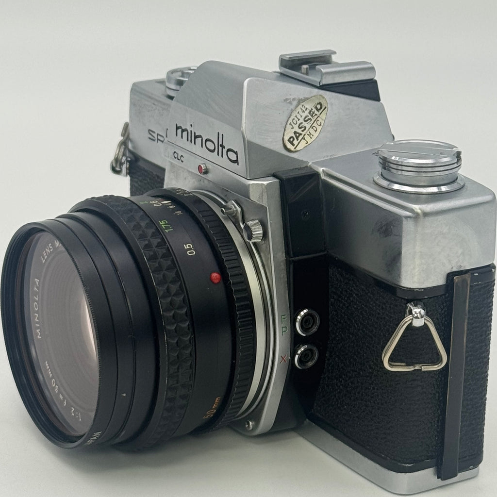 Minolta SRT 100 35mm SLR Film Camera with MC Rokkor-PF 1:1.9 f=55mm Lens