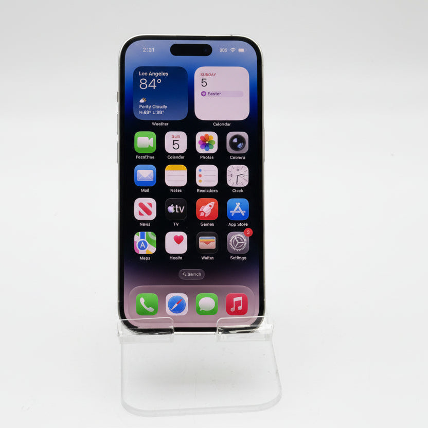 Apple iPhone 14 Pro MQ0X3LL/A 256GB White (Unlocked) 76% BH