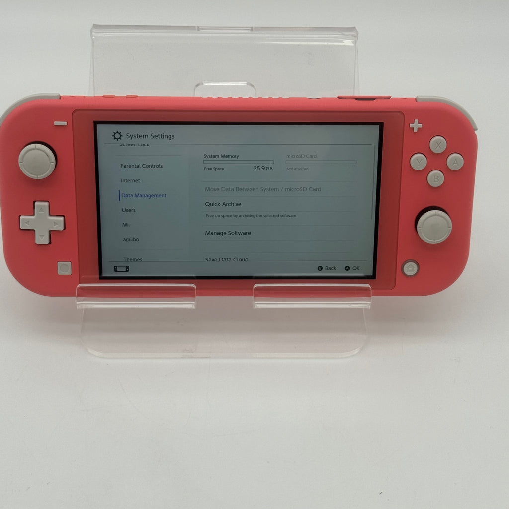 Nintendo Switch Lite Gaming Console - Coral 32GB - Excellent Condition