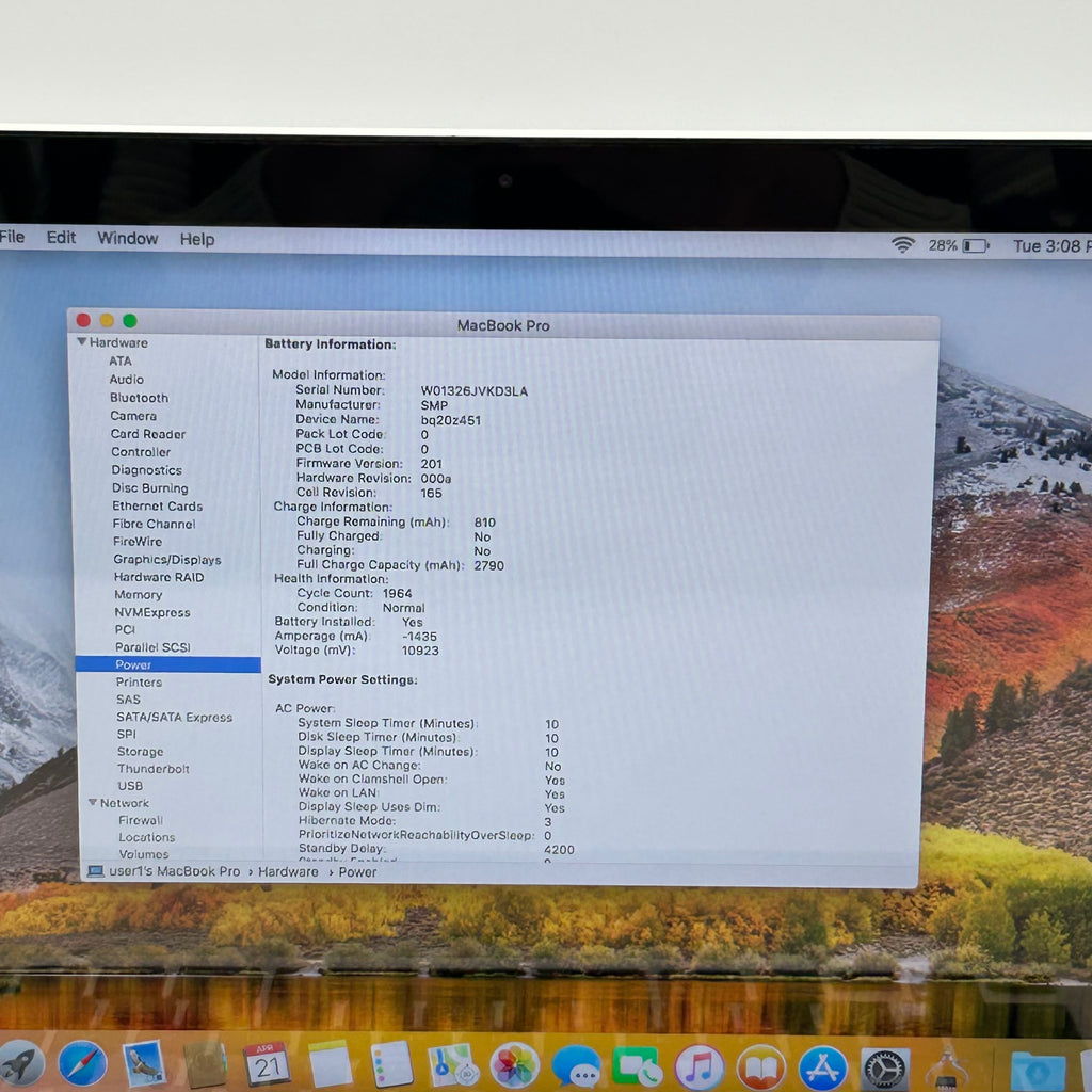 Apple MacBook Pro 13" A1278 2011 Core i5 2.3GHz 4GB 320GB Silver