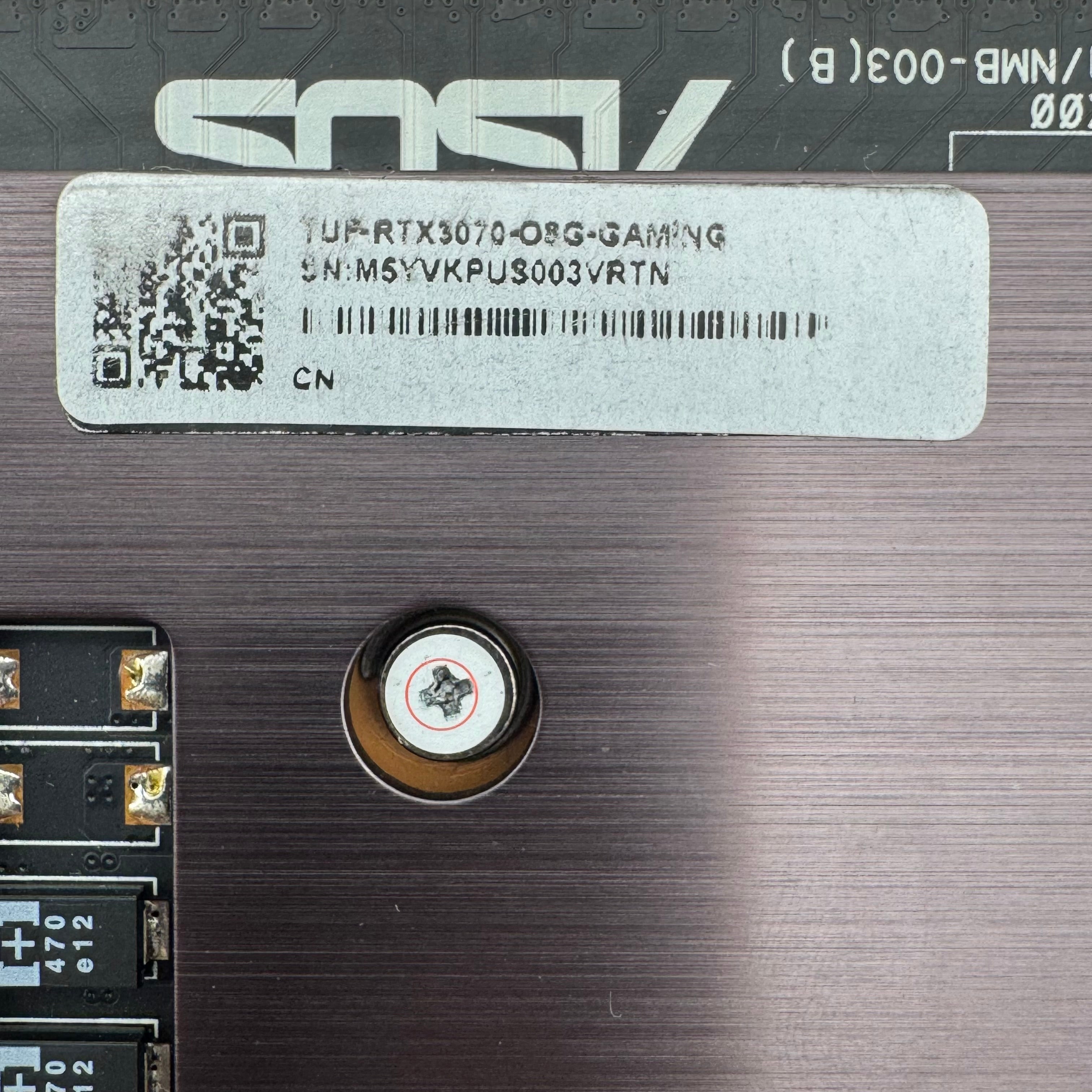 ASUS TUF Gaming GeForce RTX 3070 Ti OC 8GB GDDR6X Graphics Card - untested