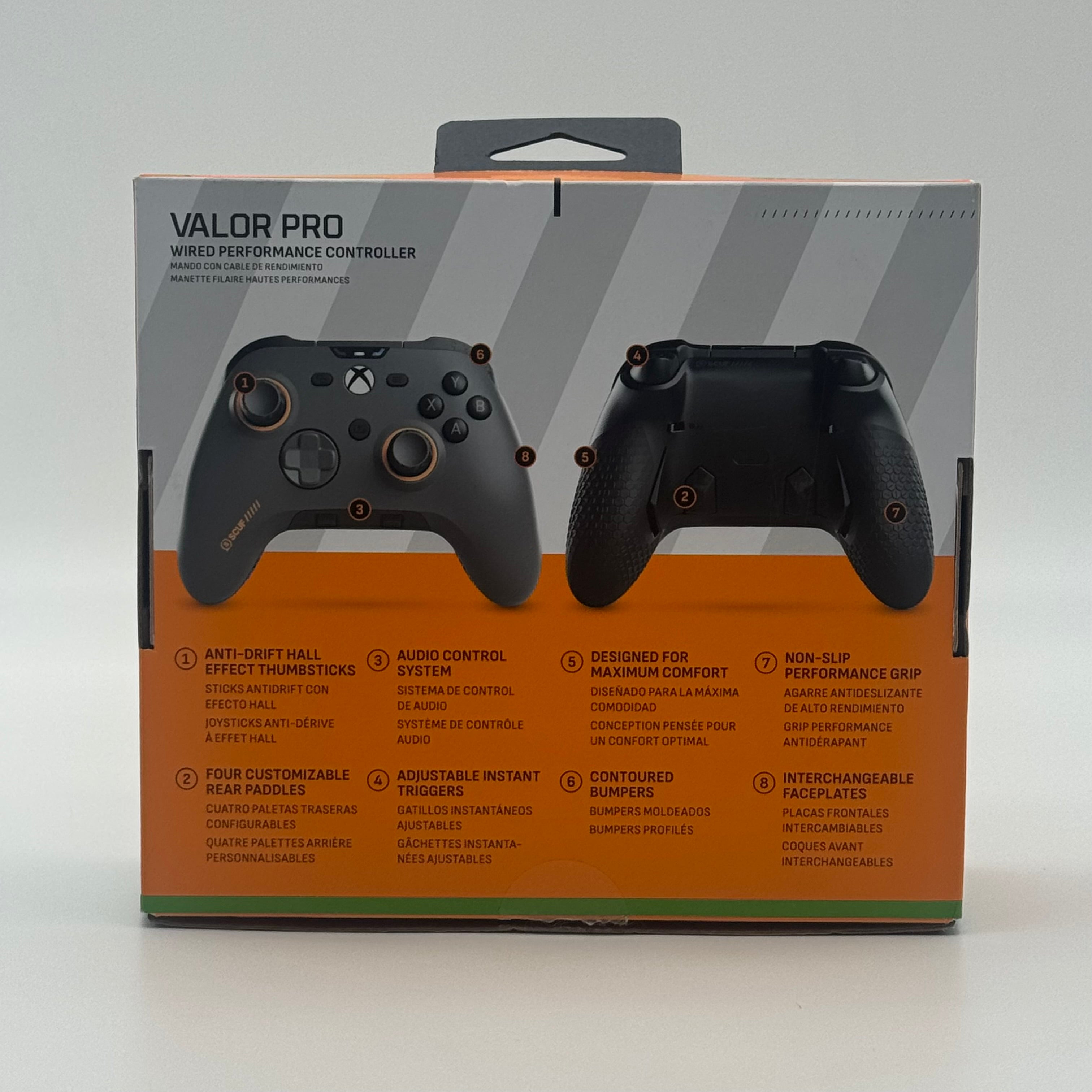 SCUF Valor Pro Wired Steel Gray RGC0003 Controller Xbox Series X/S / PC
