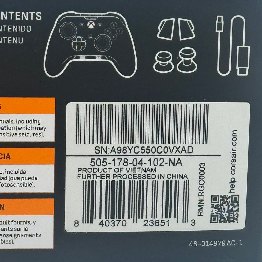 SCUF Valor Pro Wired Steel Gray RGC0003 Controller Xbox Series X/S / PC