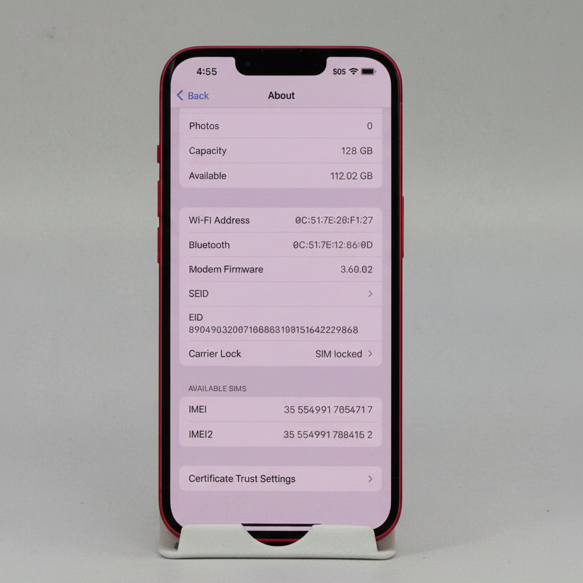 Apple iPhone 14 128 GB Red AT&T  88% BH