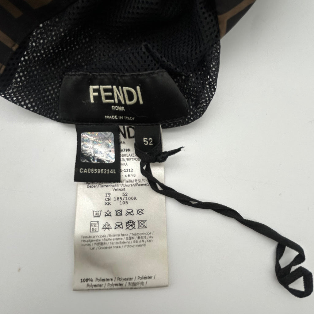 Fendi Vintage Jacket Monogram Reversible Windbreaker Size Large (52)