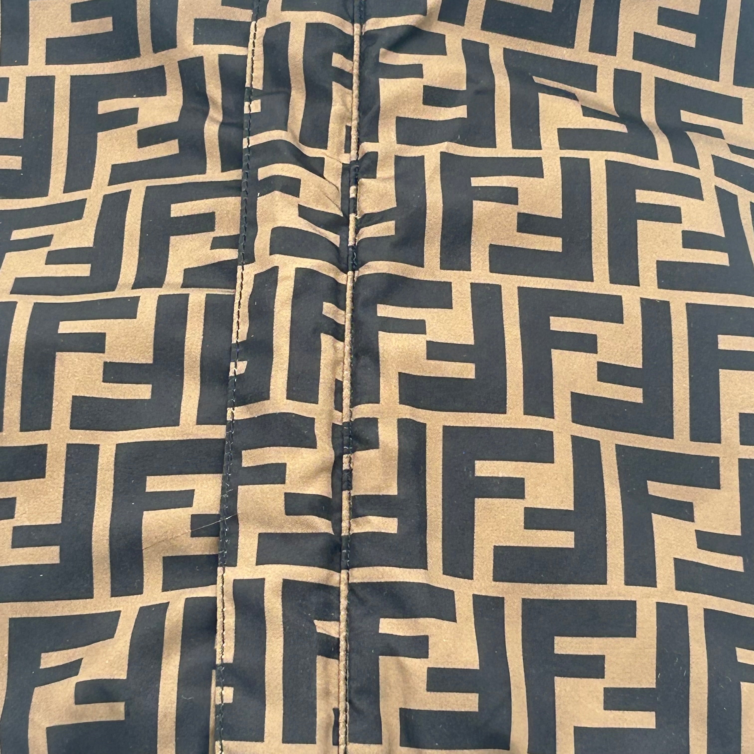 Fendi Vintage Jacket Monogram Reversible Windbreaker Size Large (52)