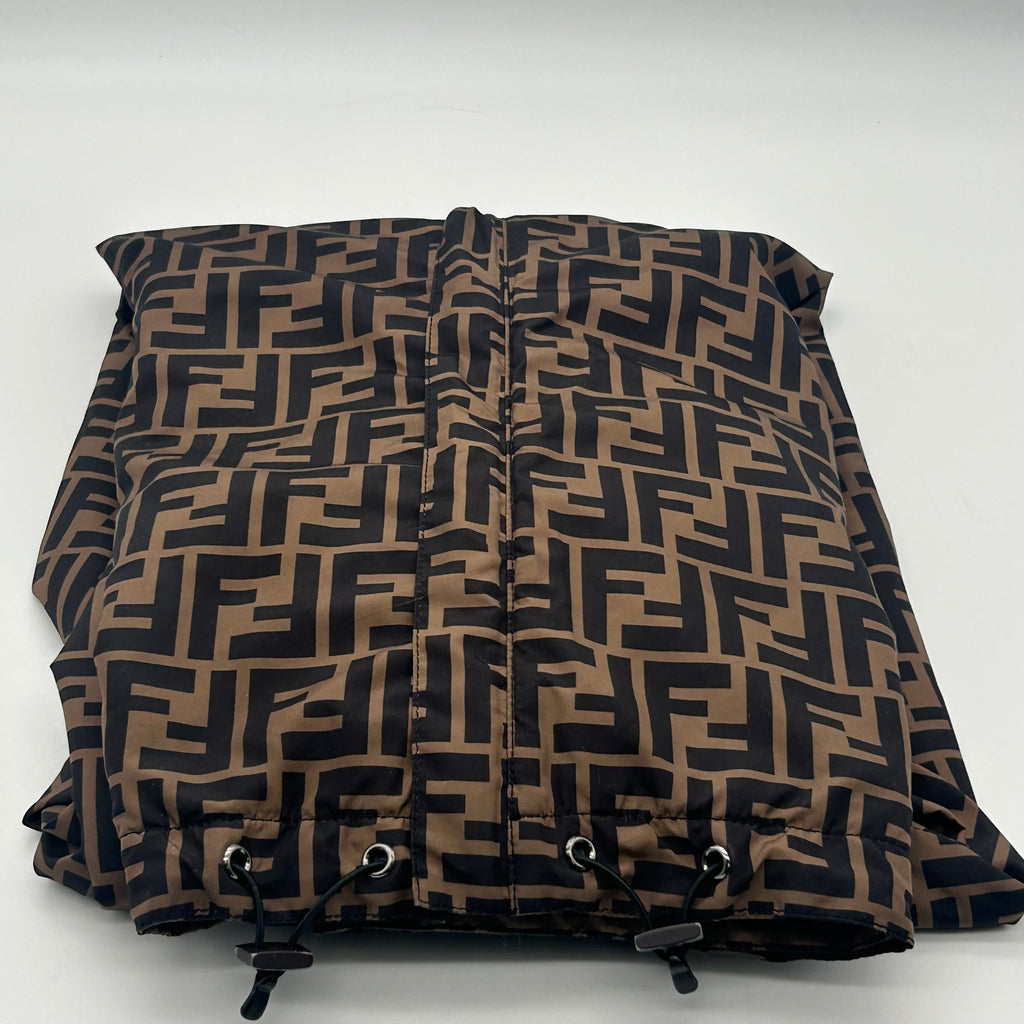 Fendi Vintage Jacket Monogram Reversible Windbreaker Size Large (52)