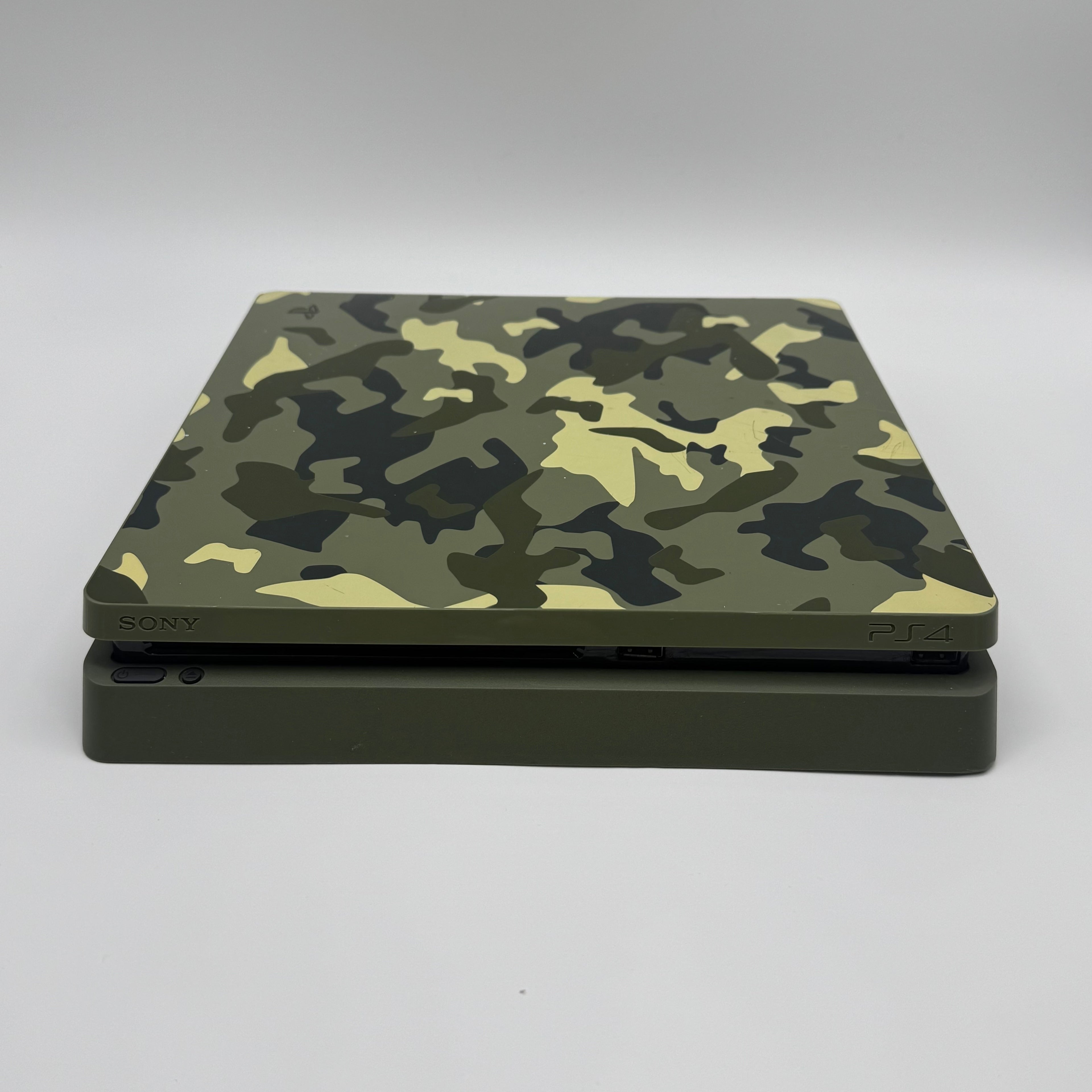 Sony Playstation 4 CUH-2115B Slim Green Camo Console Only, No HDD, For Parts, As-Is