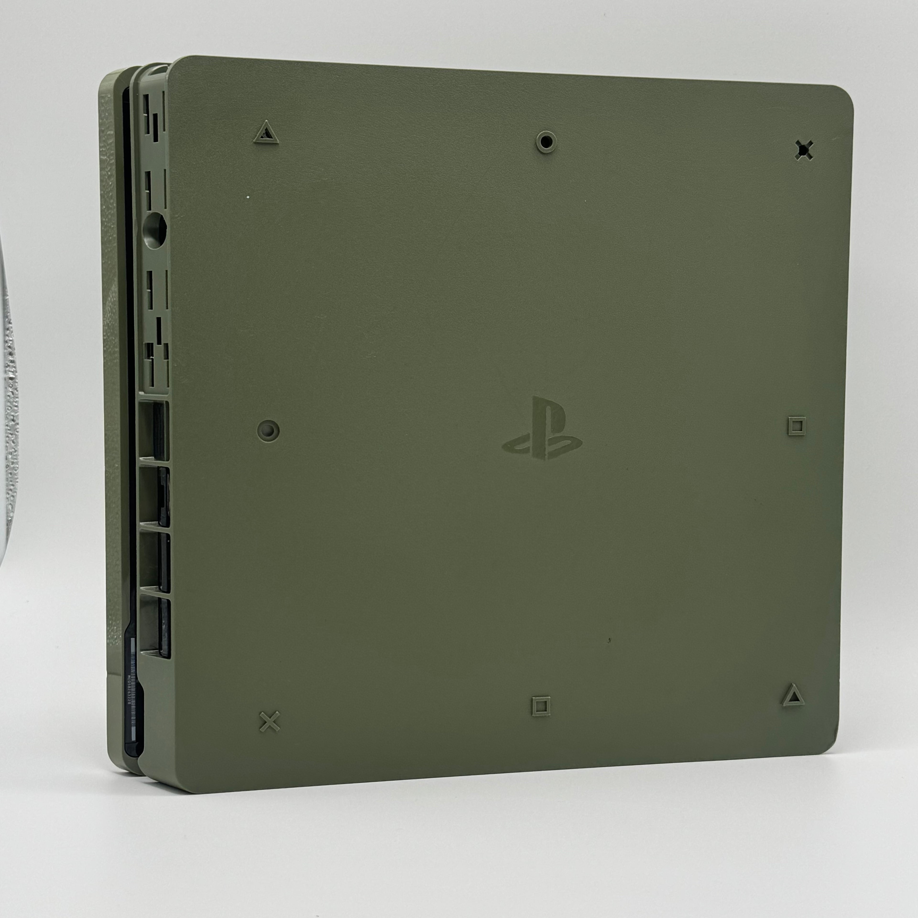 Sony Playstation 4 CUH-2115B Slim Green Camo Console Only, No HDD, For Parts, As-Is