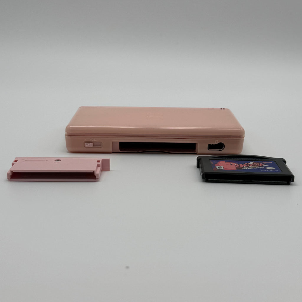 Nintendo DS Lite Pink USG-001 w/ Stylus & 6 Games, No Charger