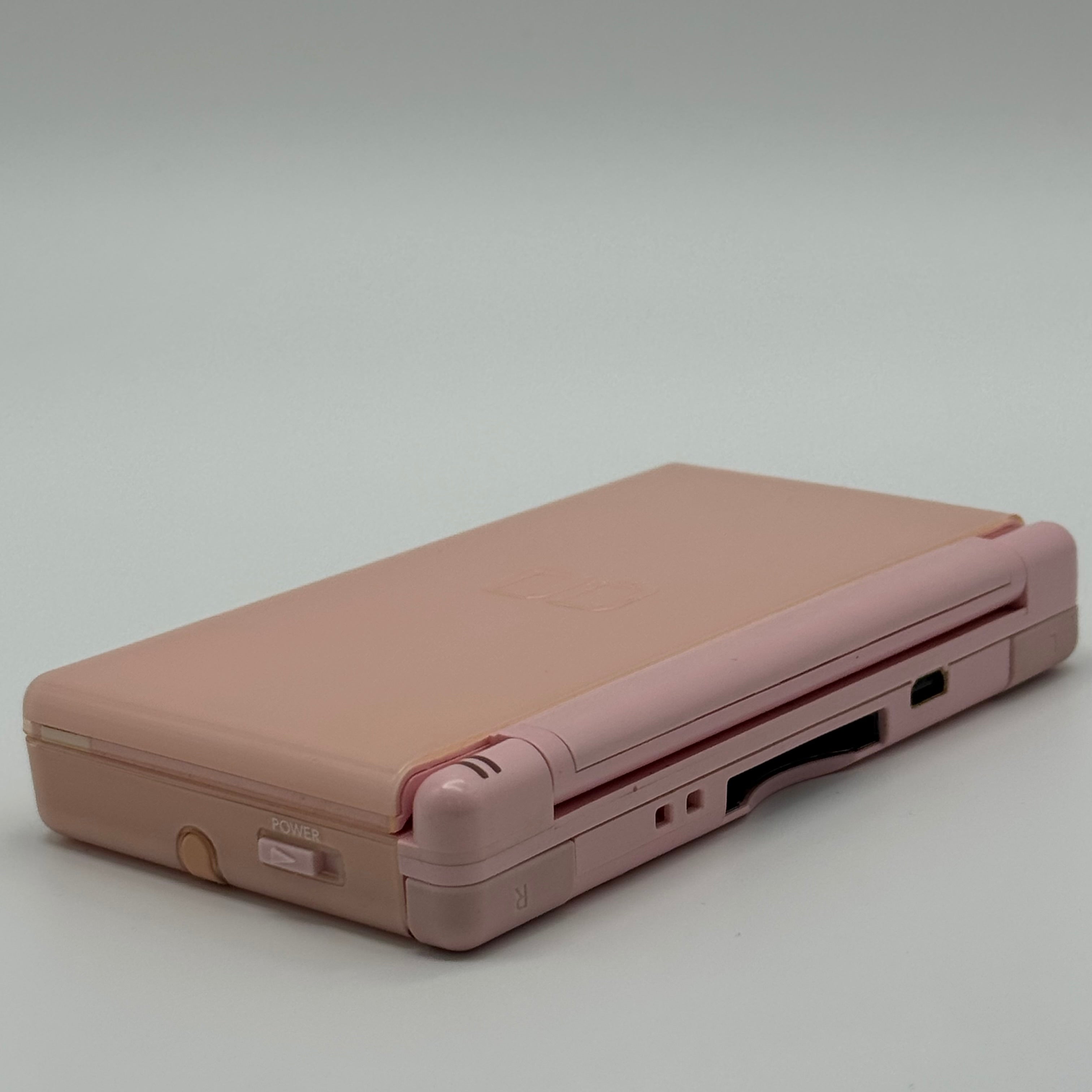 Nintendo DS Lite Pink USG-001 w/ Stylus & 6 Games, No Charger