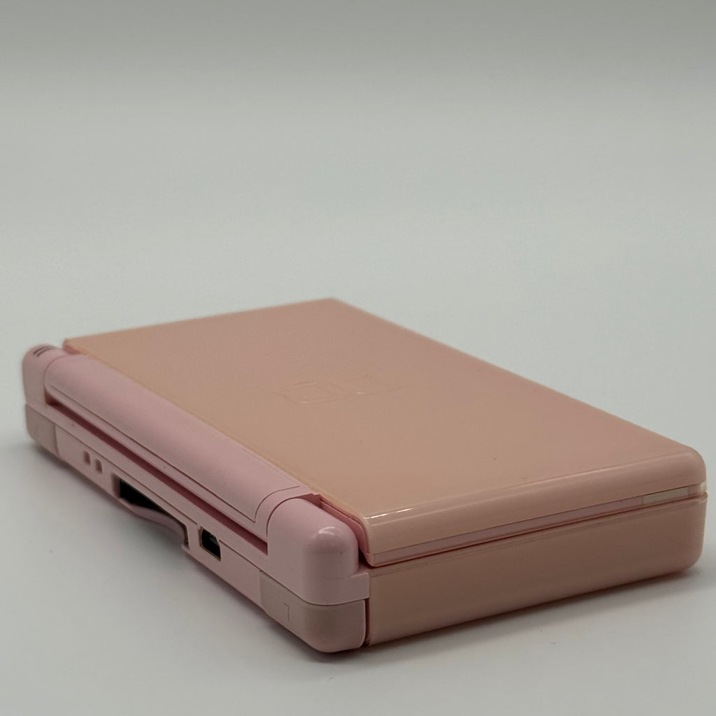 Nintendo DS Lite Pink USG-001 w/ Stylus & 6 Games, No Charger