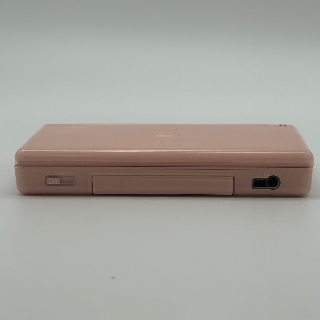 Nintendo DS Lite Pink USG-001 w/ Stylus & 6 Games, No Charger