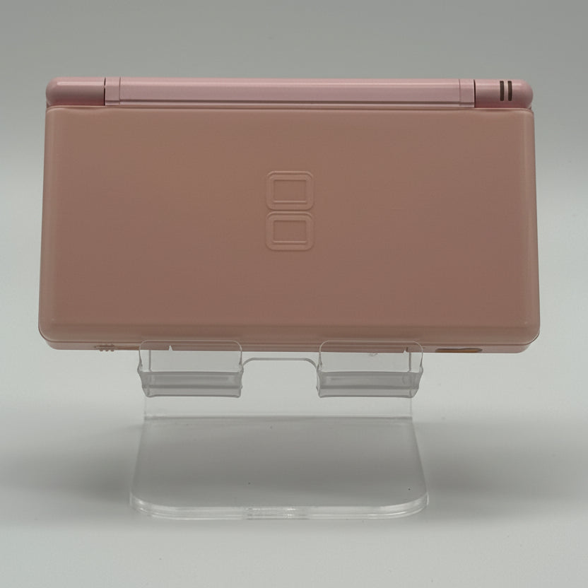 Nintendo DS Lite Pink USG-001 w/ Stylus & 6 Games, No Charger