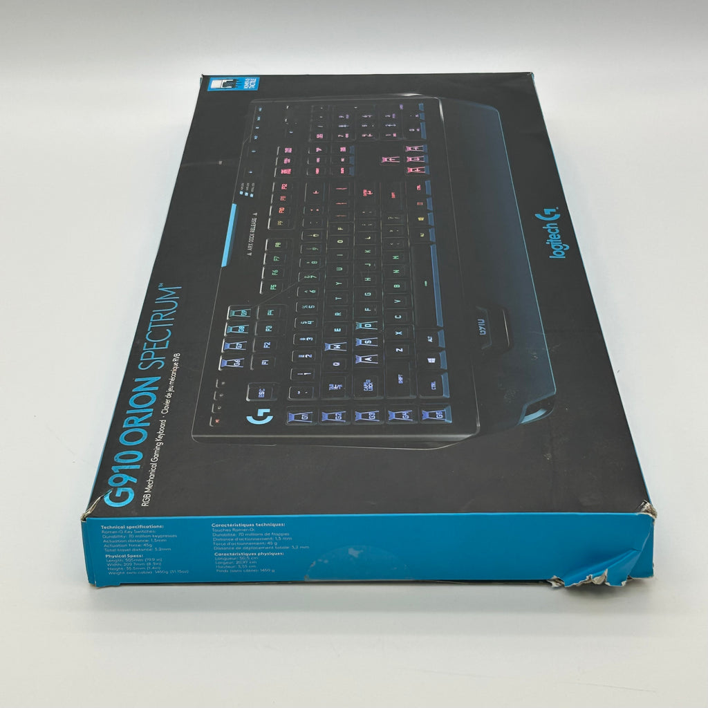 Logitech G910 Orion Spectrum RGB Mechanical Gaming Keyboard - Black Tested/Works