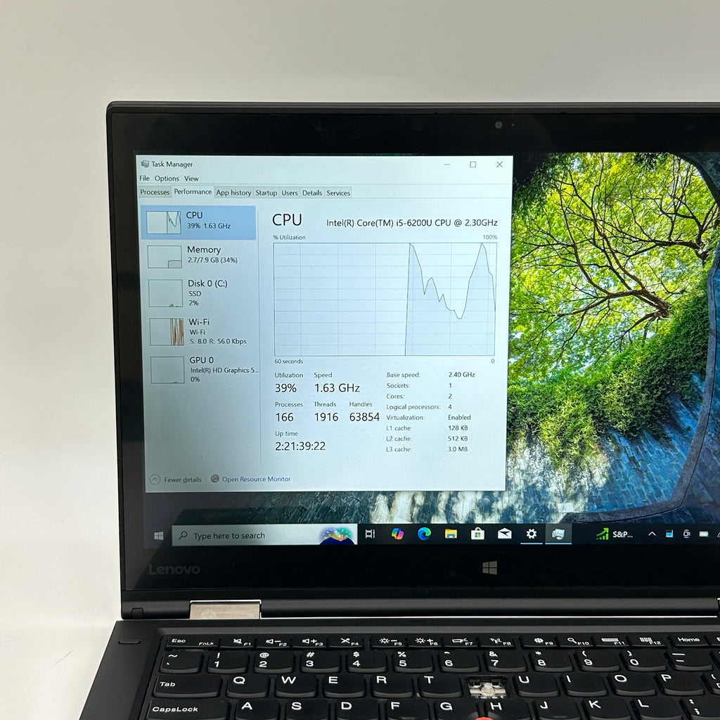 Lenovo ThinkPad X1 Yoga Gen 1 14-inch Core i5 6th Gen 8GB 256GB Black
