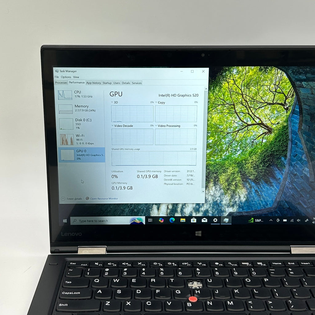 Lenovo ThinkPad X1 Yoga Gen 1 14-inch Core i5 6th Gen 8GB 256GB Black