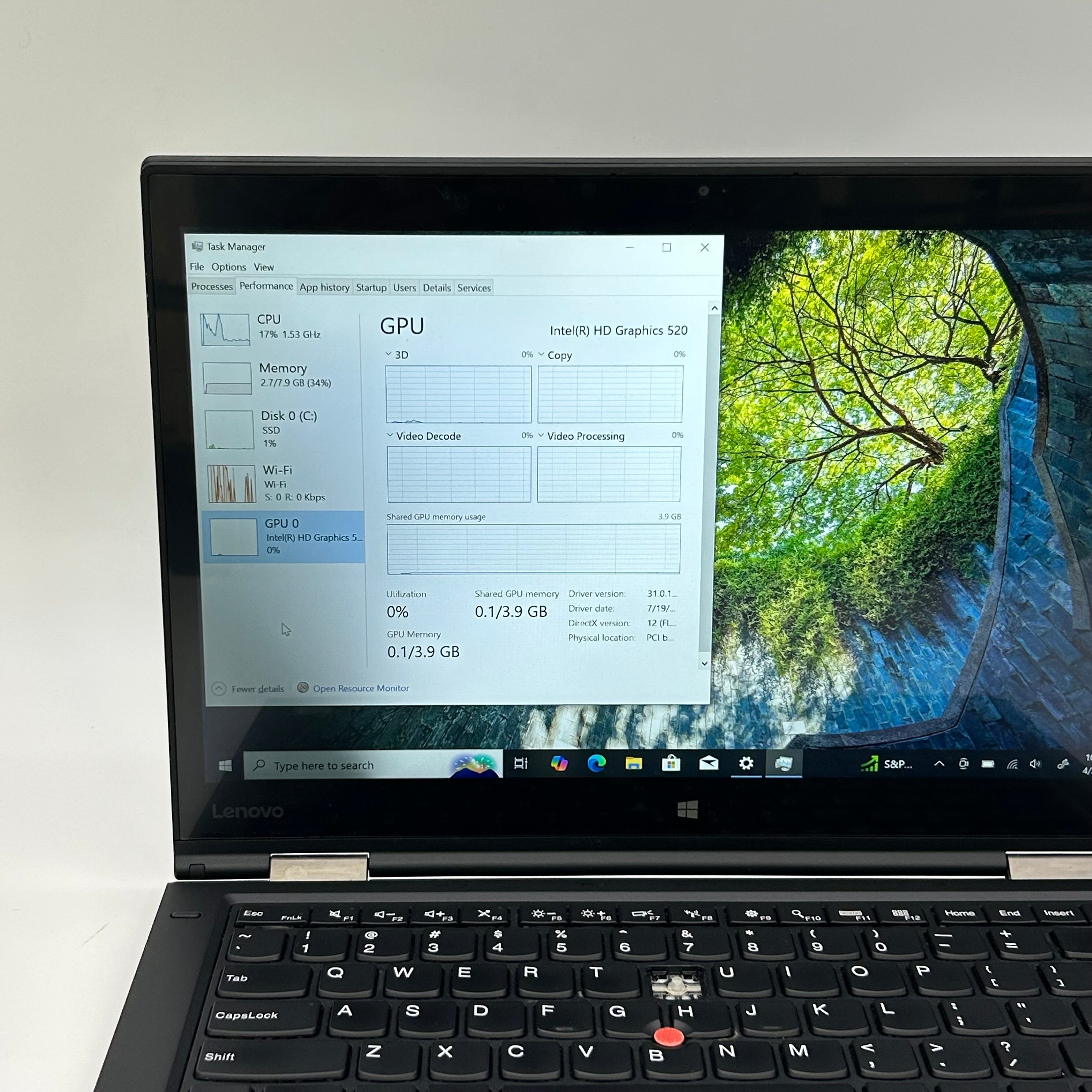 Lenovo ThinkPad X1 Yoga Gen 1 14-inch Core i5 6th Gen 8GB 256GB Black