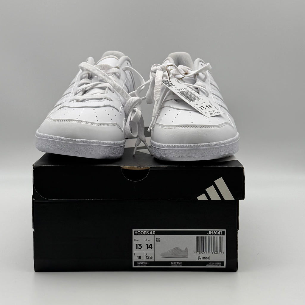 Adidas Hoops 4.0 JH6141 Sneakers US Men 13 White New Open Box