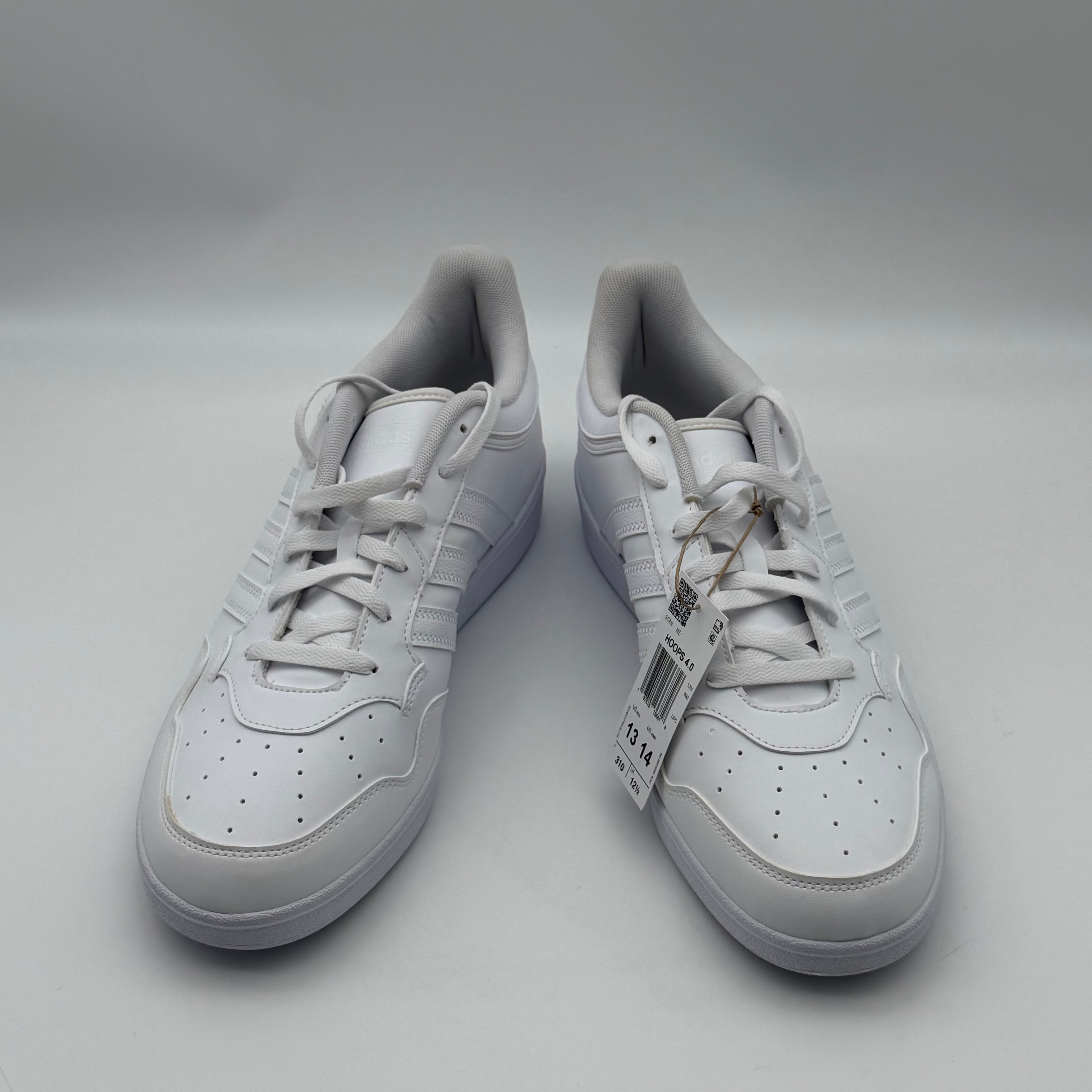 Adidas Hoops 4.0 JH6141 Sneakers US Men 13 White New Open Box