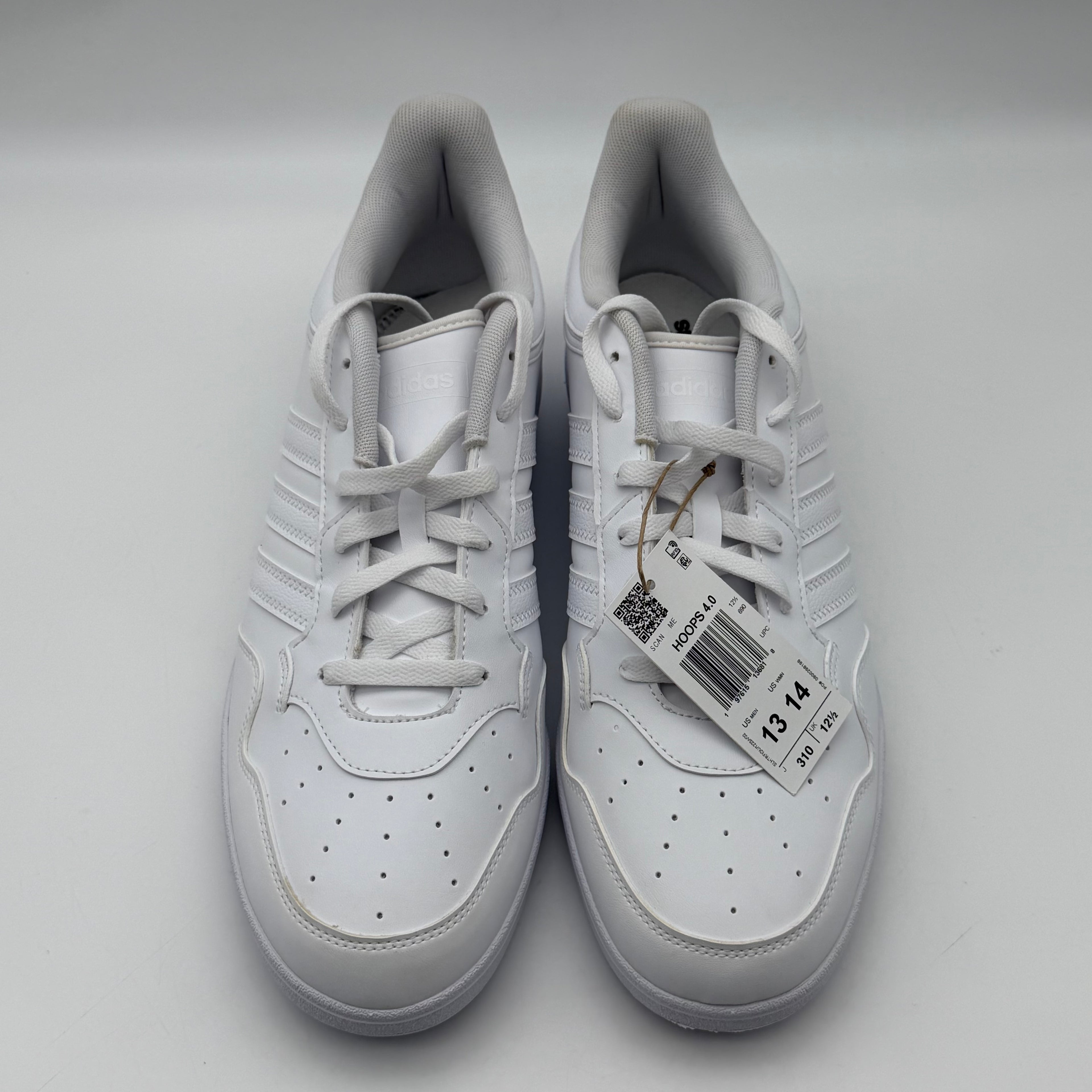 Adidas Hoops 4.0 JH6141 Sneakers US Men 13 White New Open Box