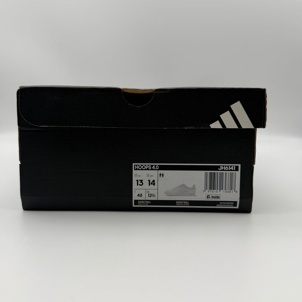 Adidas Hoops 4.0 JH6141 Sneakers US Men 13 White New Open Box