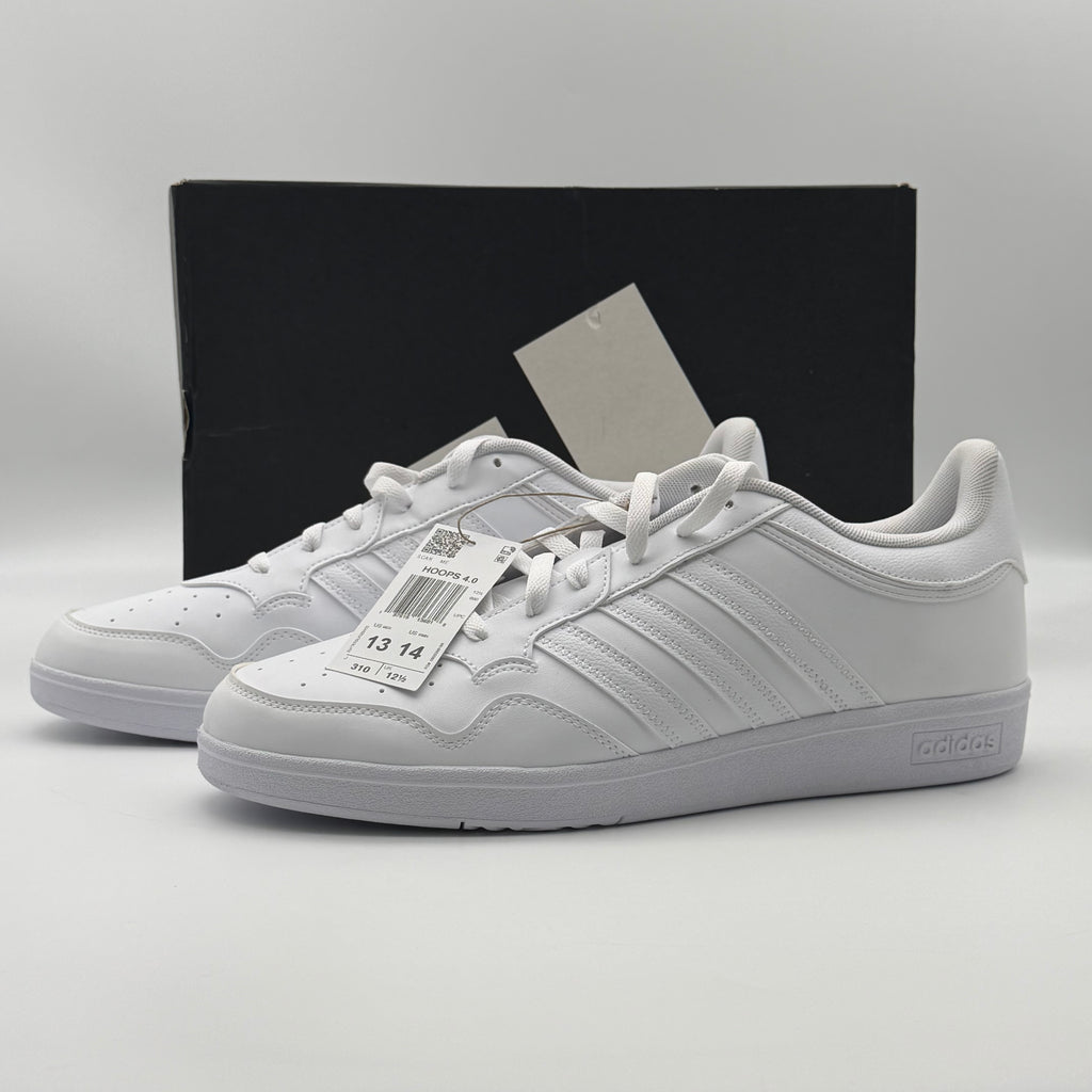 Adidas Hoops 4.0 JH6141 Sneakers US Men 13 White New Open Box