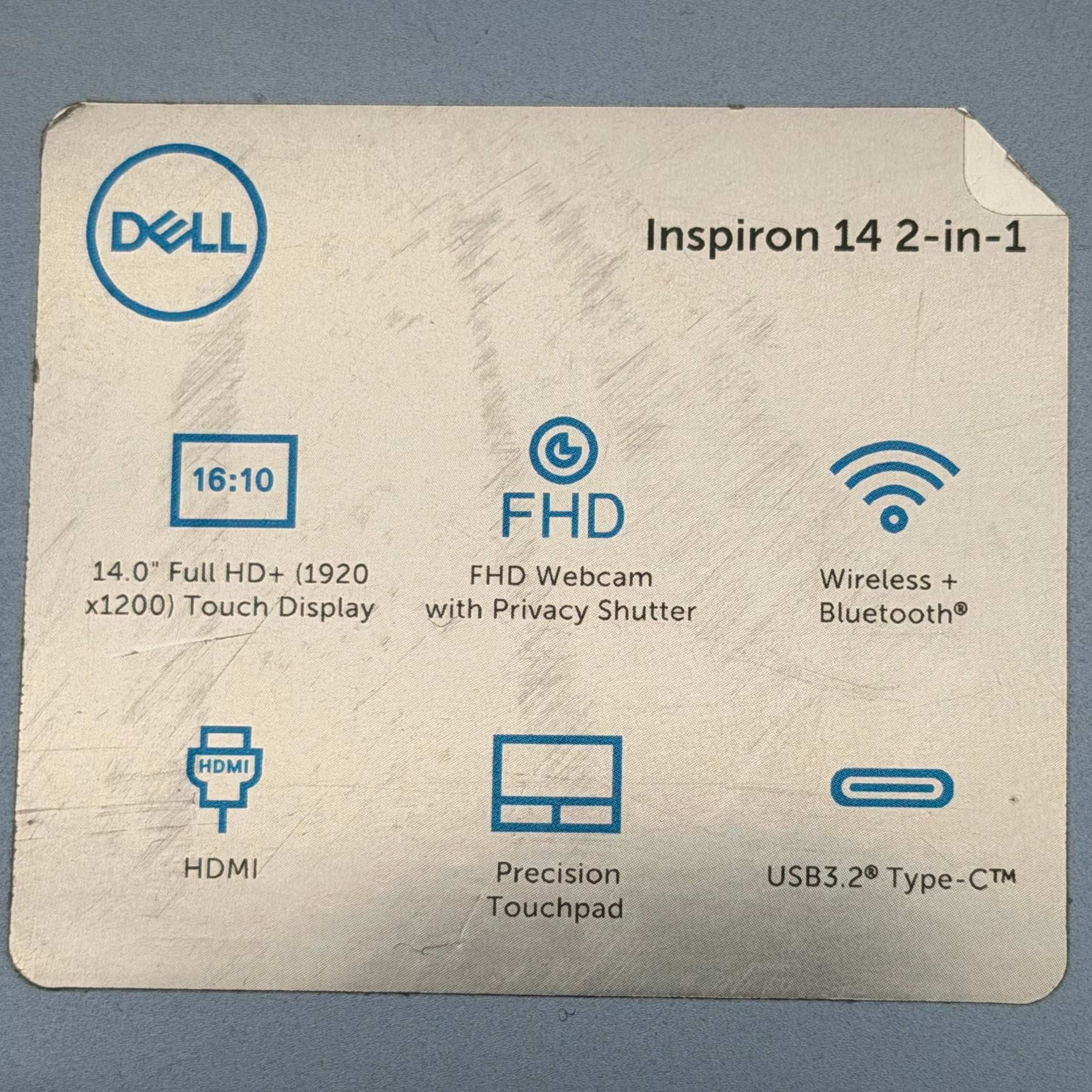 Dell Inspiron 14 7435 Laptop Ryzen 5 7530U 8GB RAM 512GB SSD For Parts Only