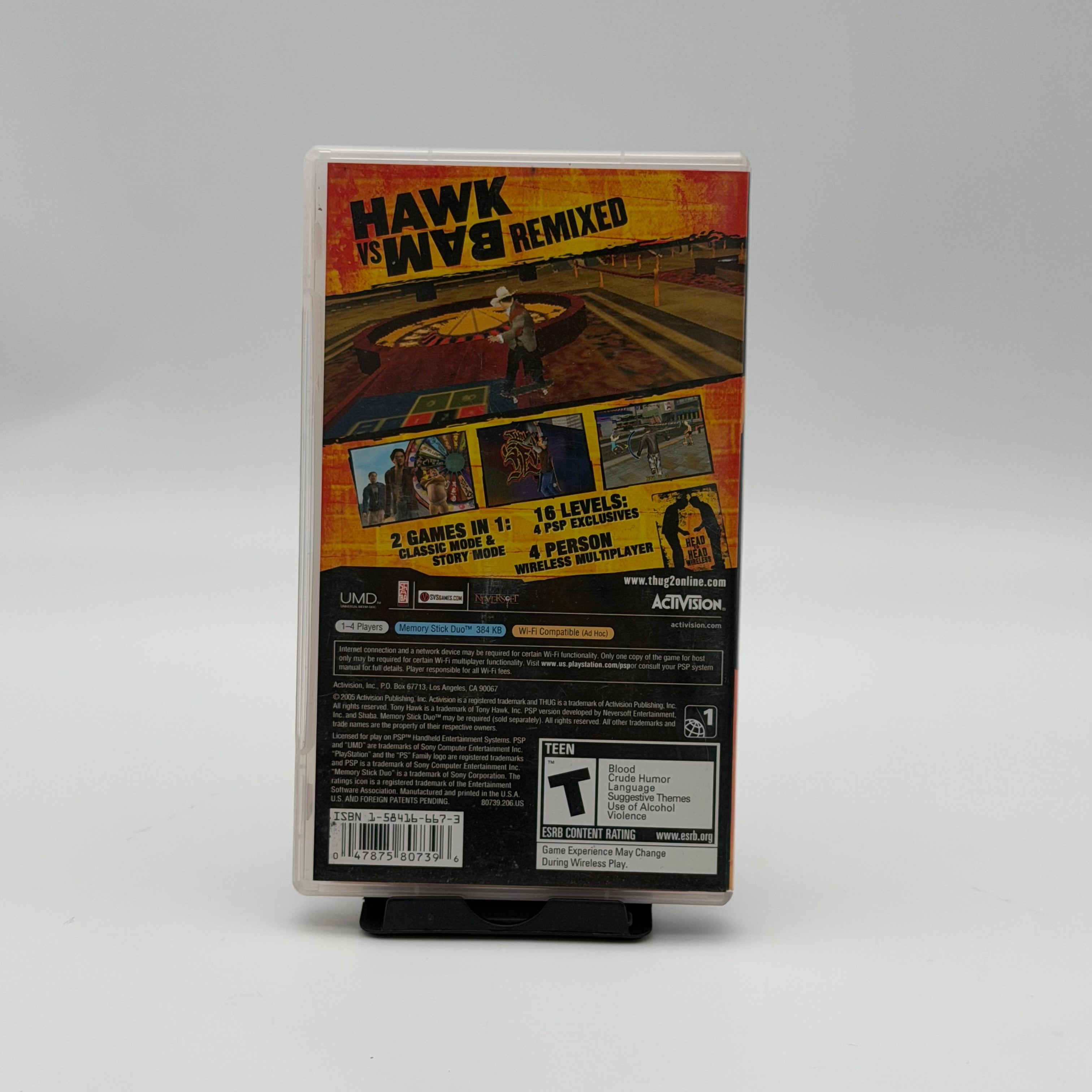 Sony Tony Hawk's Underground 2 Remix UMD PSP - Used, Tested