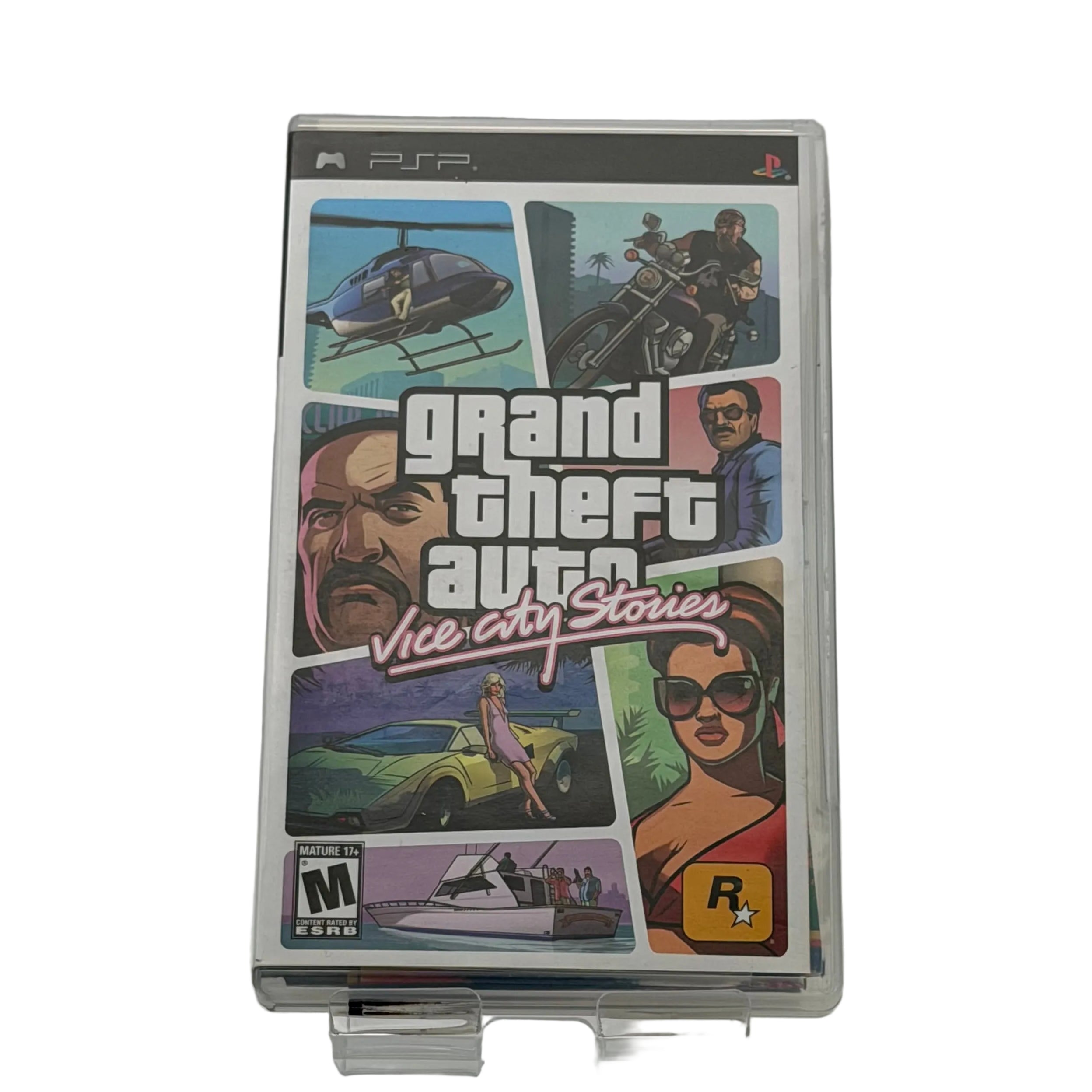 Sony Grand Theft Auto Vice City Stories UMD PSP Clear Case Manual Inserts