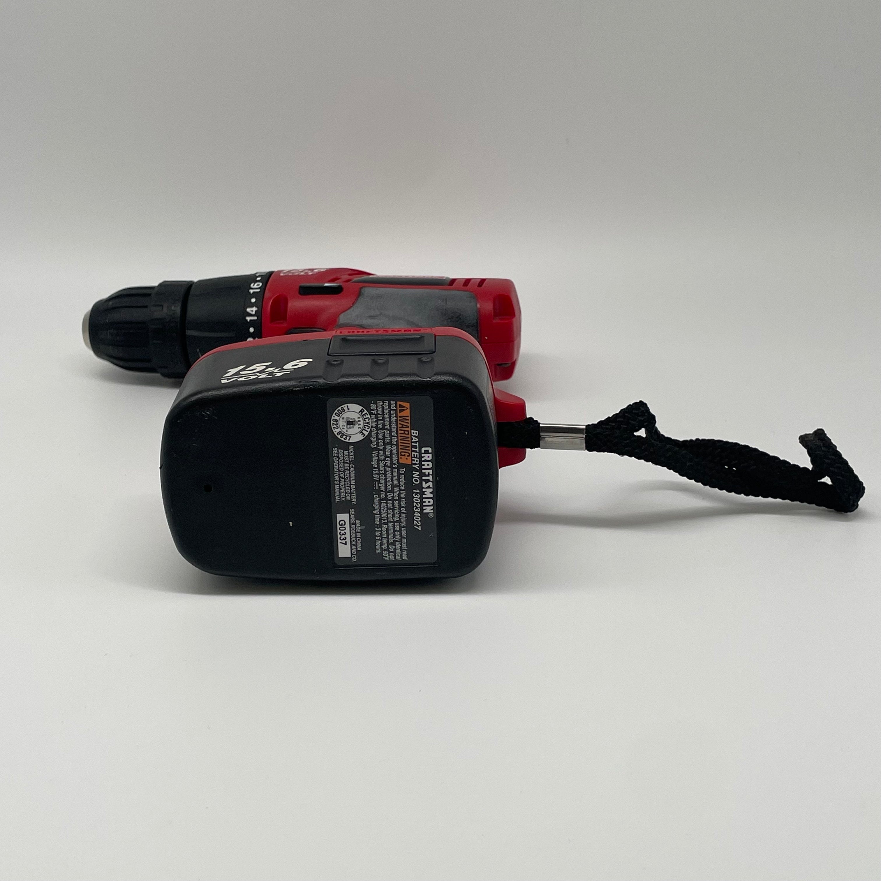 Craftsman 15.6V 3/8 in. 10mm Drill/Driver with 1 Battery and Charger