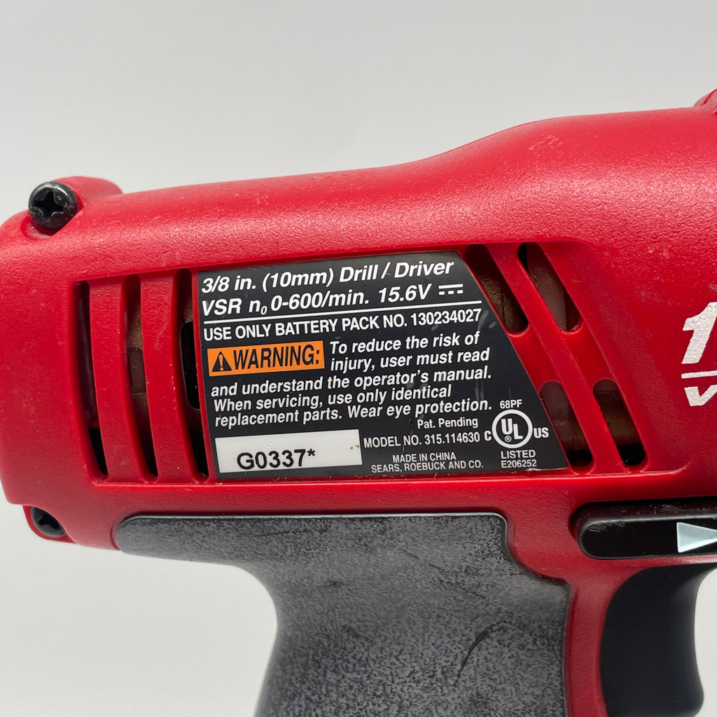 Craftsman 15.6V 3/8 in. 10mm Drill/Driver with 1 Battery and Charger