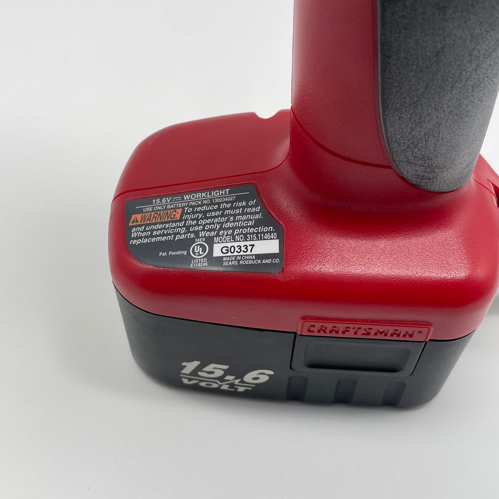 Craftsman 15.6V Worklight Power Tool Used Multi-Colored 1 Battery No Charger