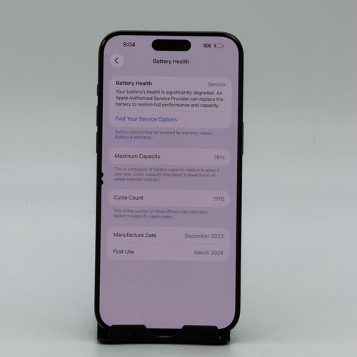 Apple iPhone 15 Pro Max 256GB Space Gray NU663LL/A