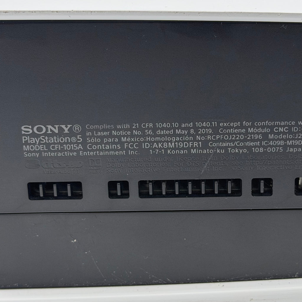 Sony PlayStation 5 Disc Edition CFI-1015A 825GB White Tested Working