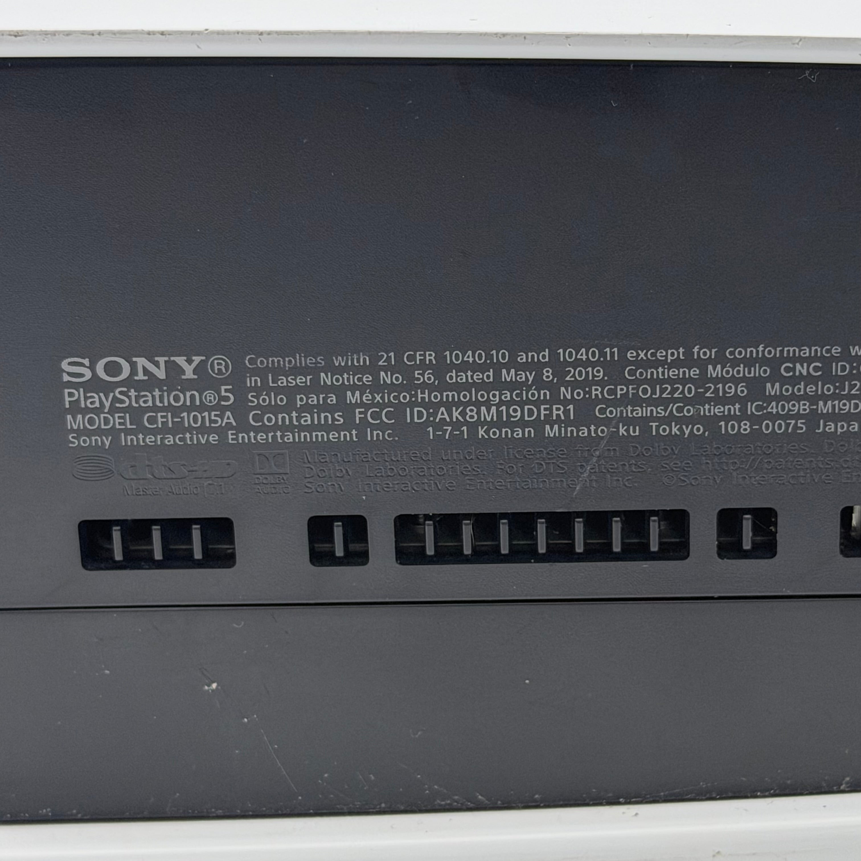 Sony PlayStation 5 Disc Edition CFI-1015A 825GB White Tested Working